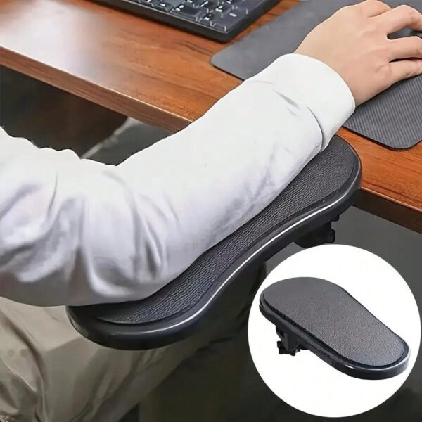 1 Pièce Support D'accoudoir D'ordinateur, Rallonge De Bureau D'ordinateur, Réduire La Fatigue Et La Douleur, Équipement De Bureau À Domicile Ergonomique, Convient Pour Clavier À Coude, Souris Et Bureau – Image 8