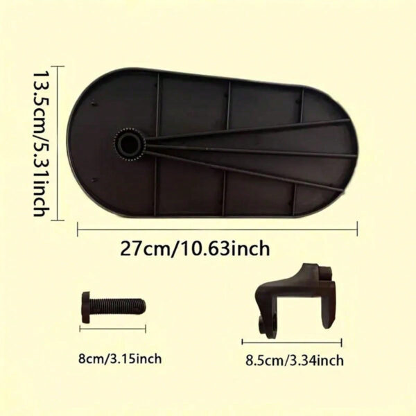 1 Pièce Support D'accoudoir D'ordinateur, Rallonge De Bureau D'ordinateur, Réduire La Fatigue Et La Douleur, Équipement De Bureau À Domicile Ergonomique, Convient Pour Clavier À Coude, Souris Et Bureau – Image 10