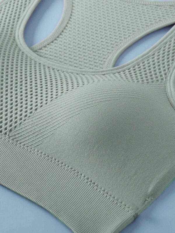 3 pièces/Set Soutiens-gorge de sport pour femmes pour le yoga, le fitness, la course, dos fin, peut être porté seul ou enroulé autour de la poitrine, lingerie – Image 8