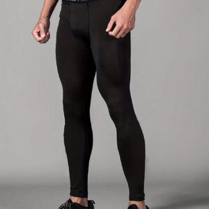 Collants De Compression Thermique D'hiver Pour Homme En Molleton, Pantalon Haute Élasticité, Respirant Et À Séchage Rapide, Pour La Course À Pied Et Le Basketball, Pour Garder Au Chaud