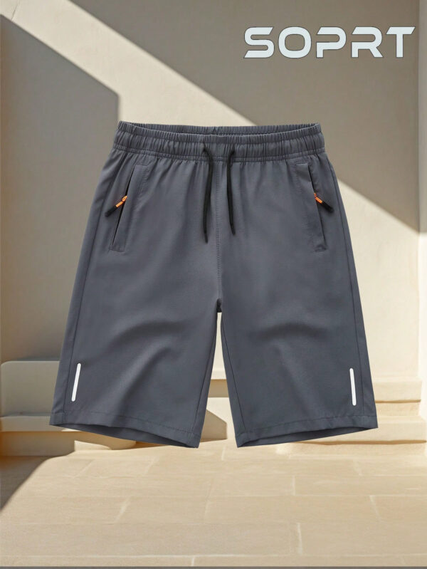 Short casual style petit ami pour homme, short d'escalade respirant et séchage rapide pour l'extérieur, coupe casual pour le travail – Image 3