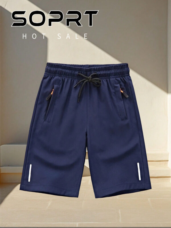 Short casual style petit ami pour homme, short d'escalade respirant et séchage rapide pour l'extérieur, coupe casual pour le travail – Image 6