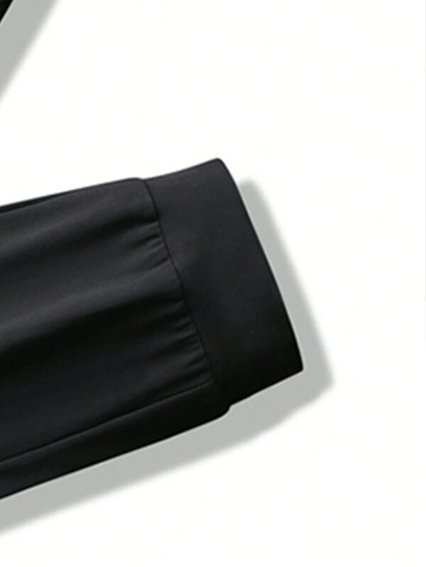 Pantalon long en couleur unie à lacet à la taille, séchage rapide, haute élasticité, pour les sports, l'entraînement, l'extérieur, avec fermetures à glissière. Tenue de randonnée et tenue quotidienne pour homme, pour l'été et le printemps – Image 17