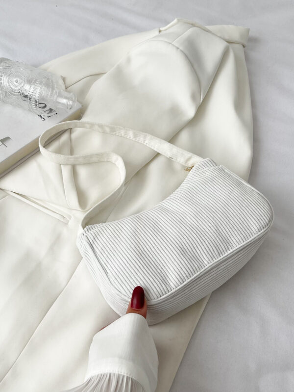 Sac en velours côtelé minimaliste pour la Saint-Valentin – Image 3