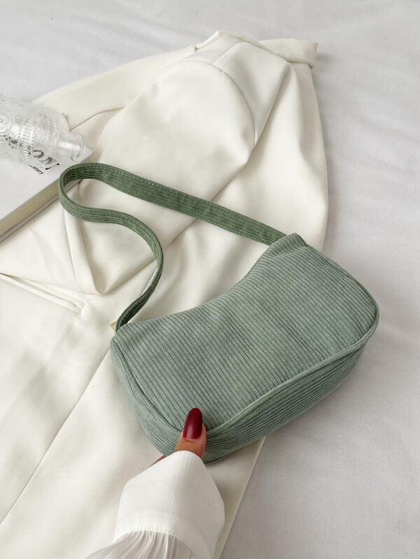 Sac en velours côtelé minimaliste pour la Saint-Valentin – Image 5