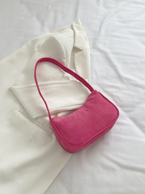 Sac en velours côtelé minimaliste pour la Saint-Valentin – Image 8