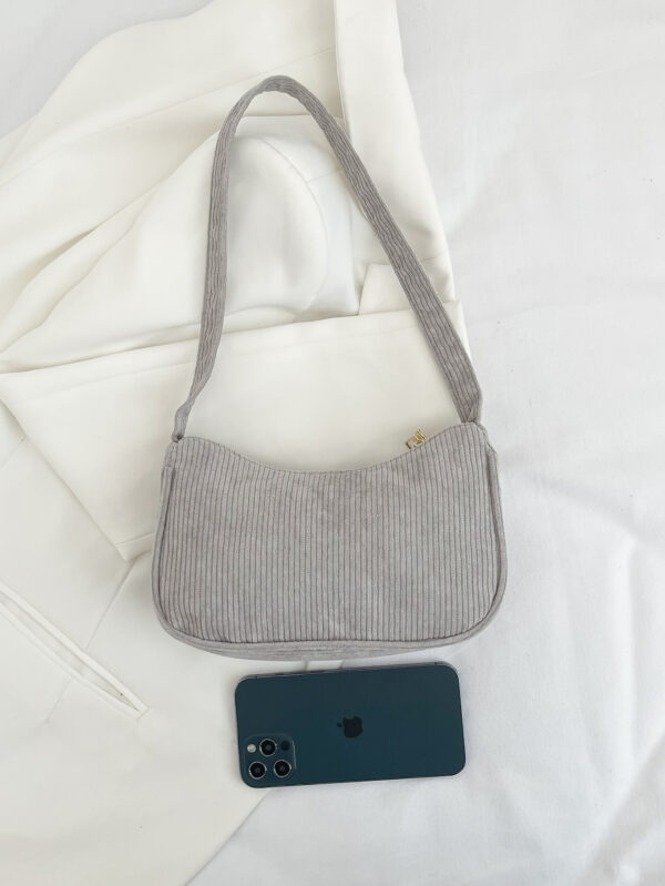Sac en velours côtelé minimaliste pour la Saint-Valentin – Image 9