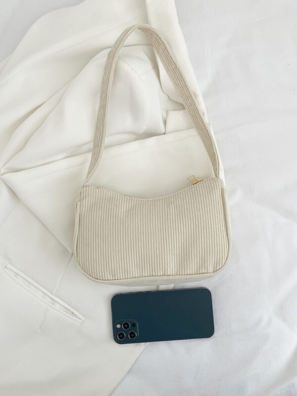 Sac en velours côtelé minimaliste pour la Saint-Valentin – Image 10