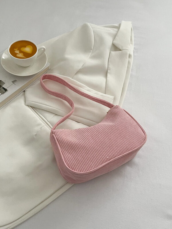 Sac en velours côtelé minimaliste pour la Saint-Valentin – Image 12