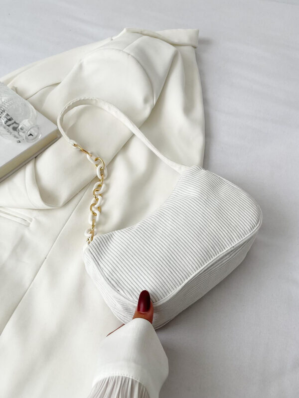 Sac en velours côtelé minimaliste pour la Saint-Valentin – Image 14