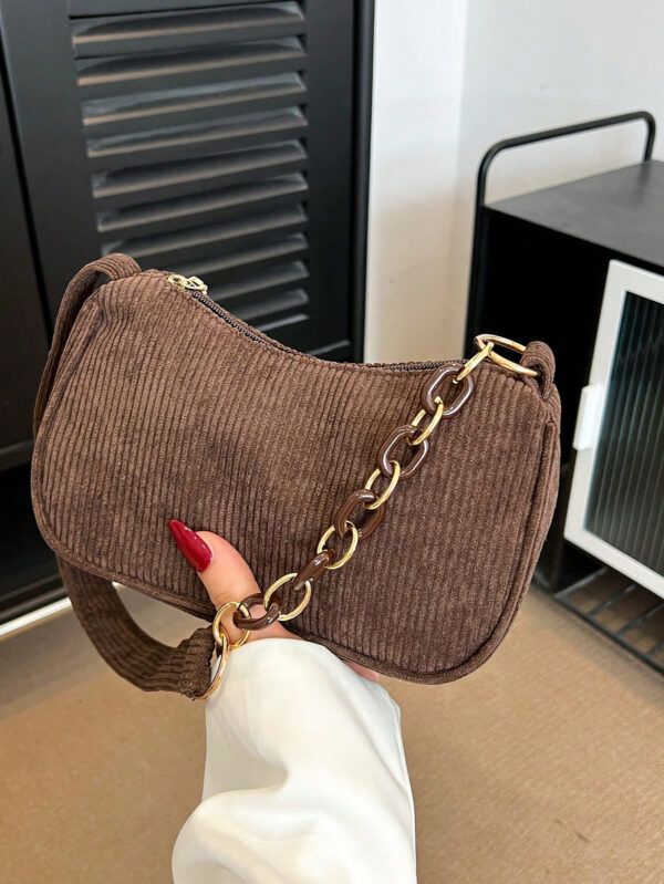 Sac en velours côtelé minimaliste pour la Saint-Valentin – Image 17