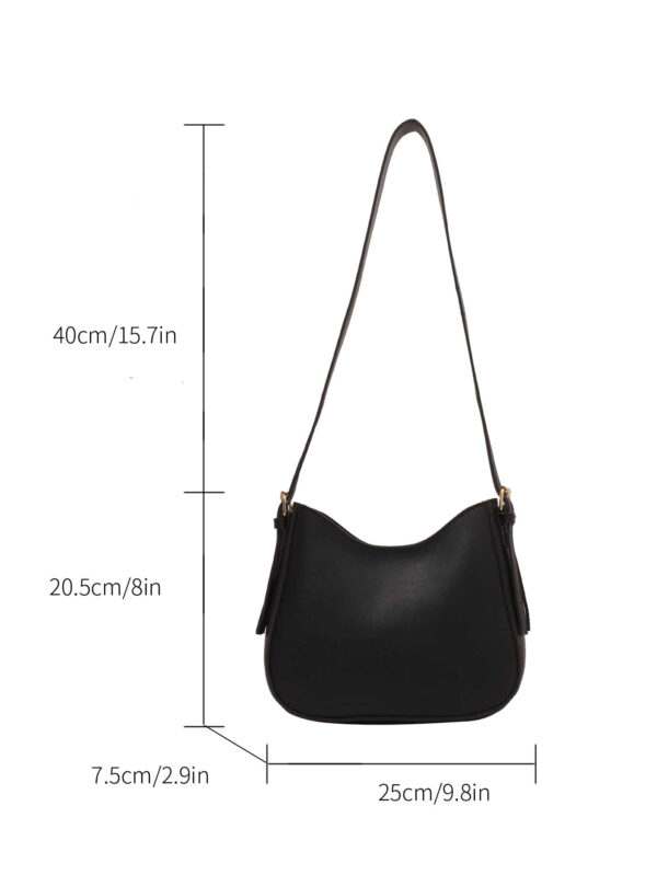 Sac hobo minimaliste à bride réglable – Image 9