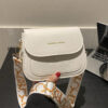 Sac à bandoulière pour femme à texture à la fois à la mode et polyvalent, sac à bandoulière mini de couleur unie, tendance avec large bandoulière, sac à main carré en PU pour femme – Image 6