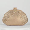 Sac de soirée en forme de boîte en PU avec motif coquillage, sac de banquet, sac pour robe de soirée, pochette de bal avec chaîne – Image 7