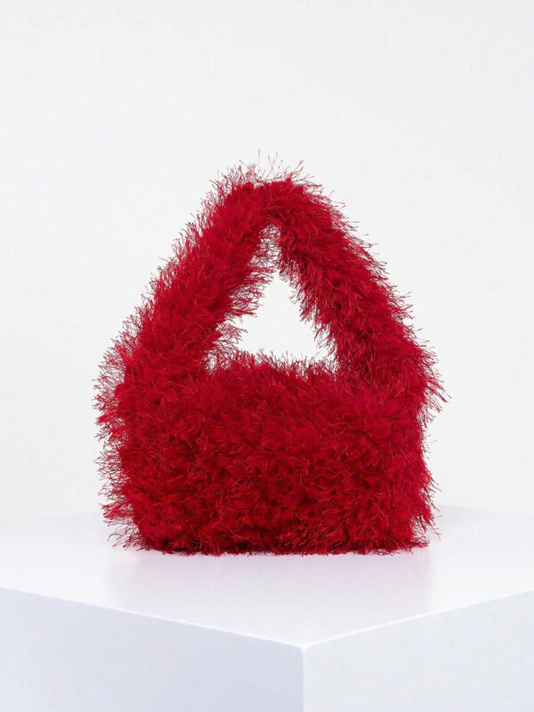 Sac de soirée élégant à motif rose, sac à main pour mariage et fête, porte-monnaie doux et délicat pour dame, cadeau de la Saint-Valentin pour les femmes (motif aléatoire) – Image 2