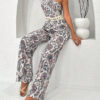 SHEIN Ensemble de 2 pièces avec Top tube Pesley avec garniture à franges et casseroles – Image 5