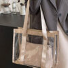 1 pièce Sac fourre-tout à épaule unique en PVC clair grande capacité pour un usage quotidien des femmes – Image 11