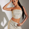 SHEIN BAE 1 pièce Top Bandeau & 1 pièce Pantalon Ample – Image 8