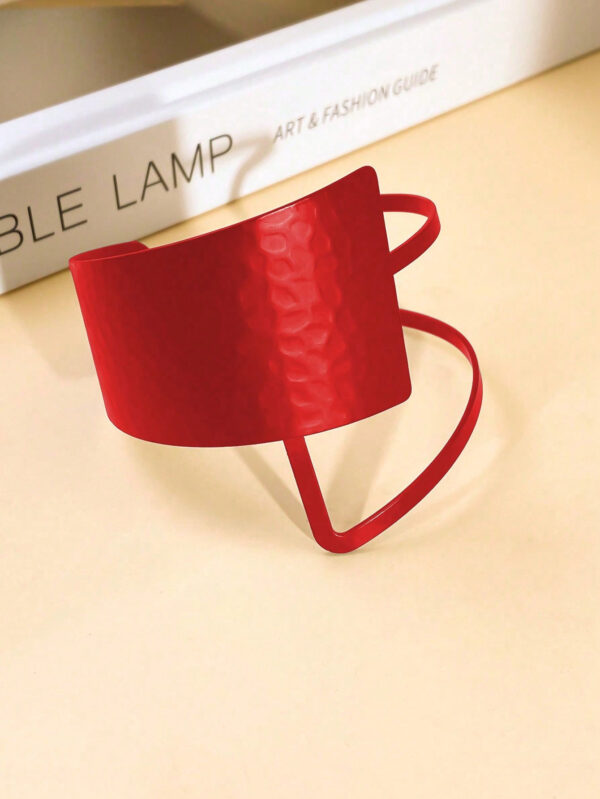 1 pièce Bracelet à la mode à détail géométrique pour femme pour décoration quotidienne – Image 4