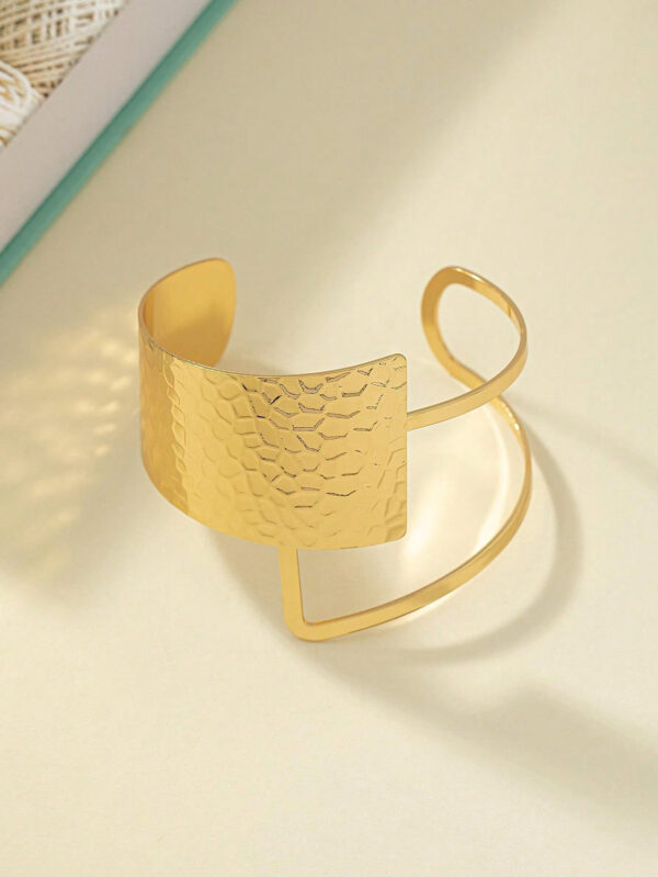 1 pièce Bracelet à la mode à détail géométrique pour femme pour décoration quotidienne – Image 11