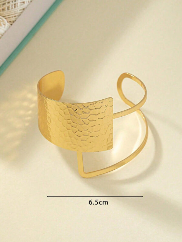 1 pièce Bracelet à la mode à détail géométrique pour femme pour décoration quotidienne – Image 13
