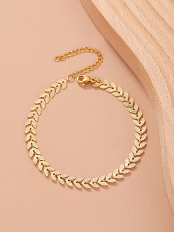 Bracelets En Acier Inoxydable Pour Femmes, Bracelet De Chaîne, Bijoux De Hip-hop – Image 2