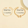 2 pièces/Set Bracelet à nœud papillon et décoration de fausse perle populaire, bijoux de mode doux et mignons pour dames pour un usage quotidien ou en vacances à la plage, style simple pour la Saint-Valentin – Image 10
