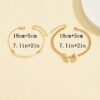 2 pièces/Set Bracelet à nœud papillon et décoration de fausse perle populaire, bijoux de mode doux et mignons pour dames pour un usage quotidien ou en vacances à la plage, style simple pour la Saint-Valentin – Image 16