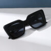 1 pièce Lunettes de soleil carrées en plastique décorées à la mode pour le port quotidien, lunettes de soleil de plage, accessoires de plage pour femmes, lunettes de soleil, lunettes de soleil – Image 8