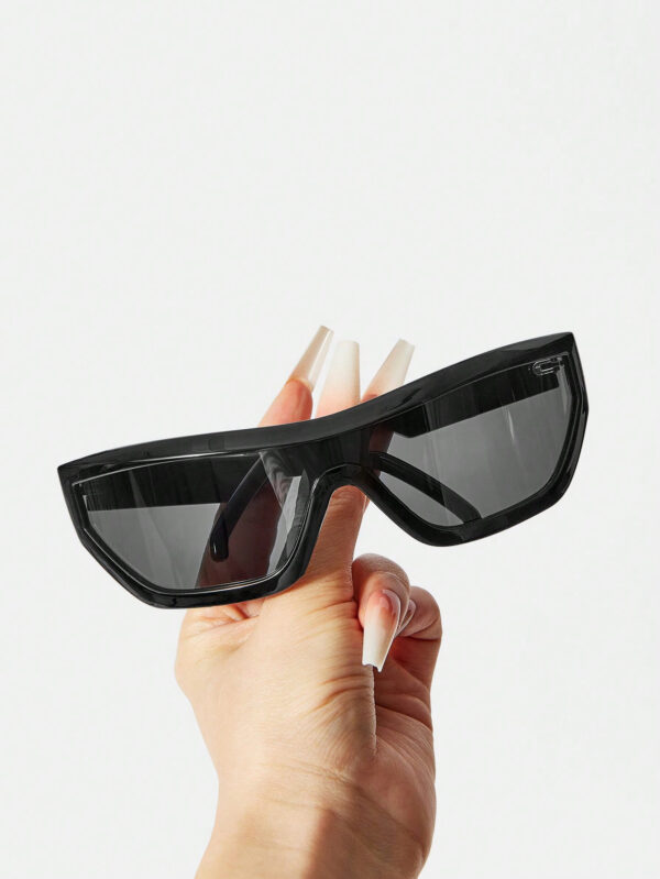 SHEIN ICON 1 pièce Lunettes de mode à monture complète, style de rue mignon Y2K, convient pour un usage casual, concert/festival, école pour femmes – Image 5