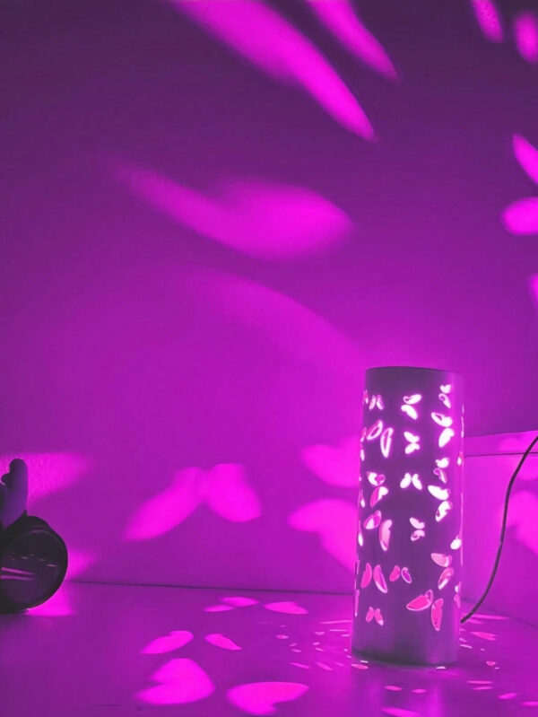 1 pièce Lampe de décor de bureau à LED RGB à télécommande alimentée par USB en matériau de bambou, lampe d'ambiance, lampe de chevet, lampe de bar, lumière d'atmosphère romantique pour couple, convient pour l'éclairage de la chambre à coucher, du salon, cadeau de vacances – Image 12