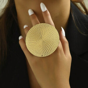 Nouvelle bague simple style fleur design or, Saint-Valentin