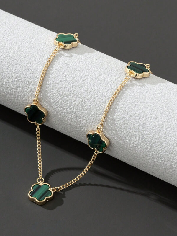 1 pièce Collier pendentif trèfle à quatre feuilles chanceux à la mode pour hommes - idéal pour les rendez-vous et les cadeaux de la Saint-Valentin – Image 5