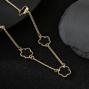 1 pièce Collier pendentif trèfle à quatre feuilles chanceux à la mode pour hommes - idéal pour les rendez-vous et les cadeaux de la Saint-Valentin