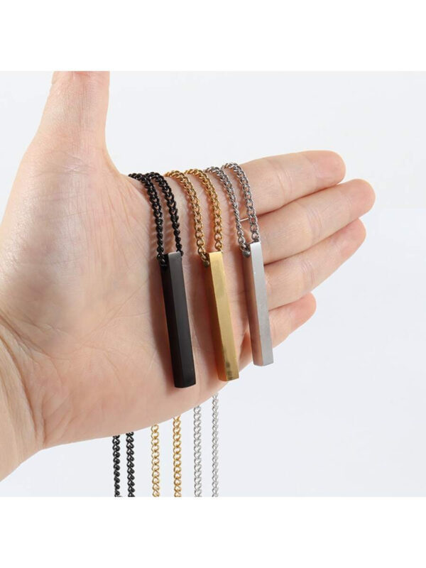 Collier Avec Pendentif Homme En Acier Inoxydable Collier À Chaîne Pour Homme – Image 6