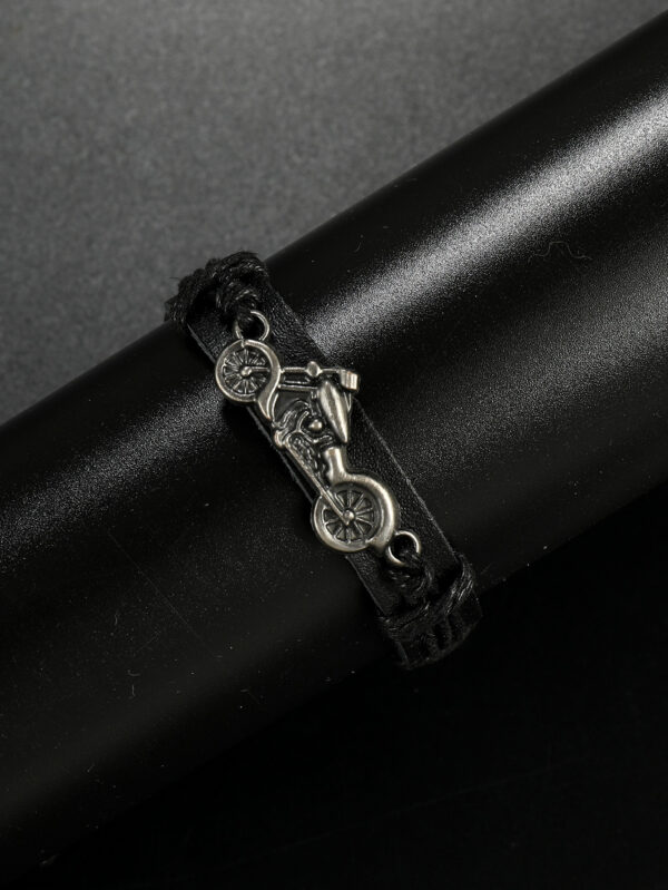 À La Mode Et Populaire Homme Moto Décor Bracelet En Alliage Pour Bijou Cadeau Et Pour A Élégant Look – Image 5