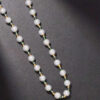 1 pièce Collier fait-main unisexe avec perle fausse et perles en verre non assorties – Image 4