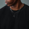 SUMWON 2 pièces Collier à plusieurs rangs avec pendentifs Lune et Soleil – Image 2