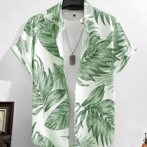 Manfinity RSRT Homme Chemise à imprimé tropical (sans t-shirt)