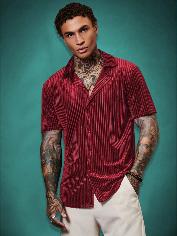 Manfinity NiteLyfe Homme Chemise Unicolore À Bouton