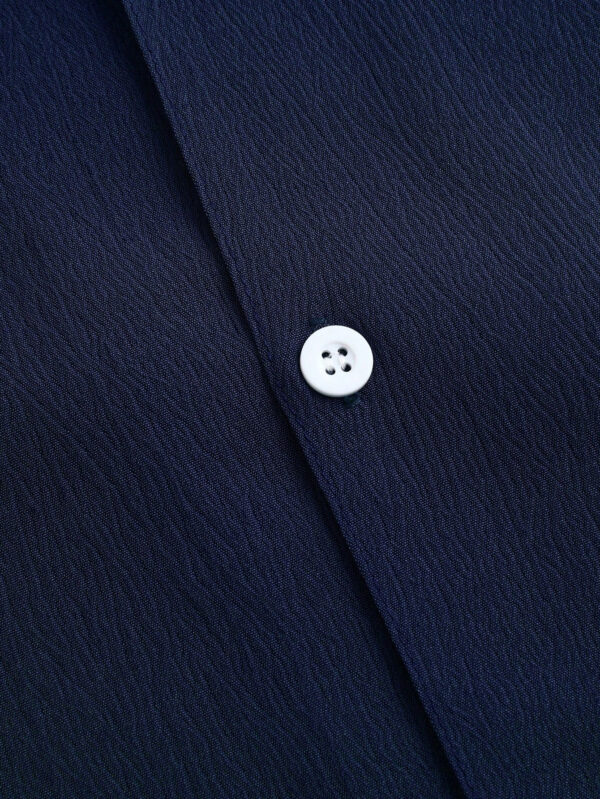 Homme Chemise Unicolore À Bouton – Image 7