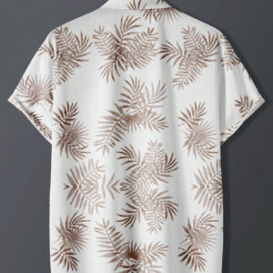 Manfinity Dauomo Homme Chemise Imprimé Tropical