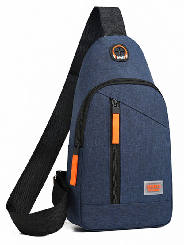 Sac poitrine Sac à dos pour hommes Nouveau sac poitrine en canevas de nylon et canvas Sac de loisirs sports et voyage Sac poitrine bandoulière Sac sling Noir Sac pour hommes Cadeau Sac pour école Sac pour navette Ados Première année Lycée Université Dortoir Pratique et multifonctionnel Cadeaux étudiants Automne Noël Hommes Sac Sac banane Sac de voyage Sac sling Hiver Cadeaux de Noël Sac banane Sac de voyage Sac bandoulière Sac cartable Sac Sac fourre-tout Sac pour hommes Cadeaux pour hommes – Image 2