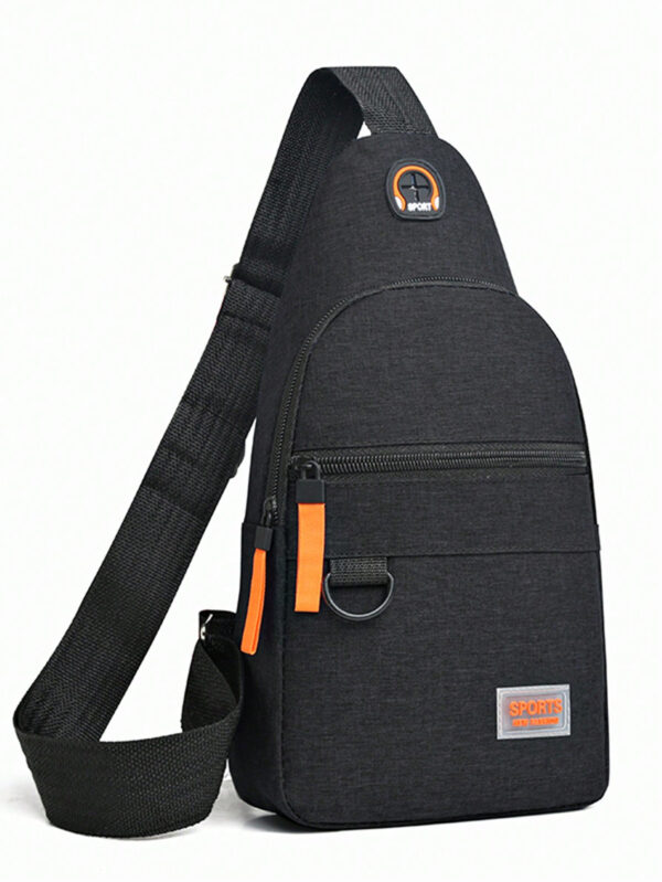 Sac poitrine Sac à dos pour hommes Nouveau sac poitrine en canevas de nylon et canvas Sac de loisirs sports et voyage Sac poitrine bandoulière Sac sling Noir Sac pour hommes Cadeau Sac pour école Sac pour navette Ados Première année Lycée Université Dortoir Pratique et multifonctionnel Cadeaux étudiants Automne Noël Hommes Sac Sac banane Sac de voyage Sac sling Hiver Cadeaux de Noël Sac banane Sac de voyage Sac bandoulière Sac cartable Sac Sac fourre-tout Sac pour hommes Cadeaux pour hommes – Image 7