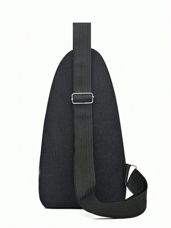 Sac poitrine Sac à dos pour hommes Nouveau sac poitrine en canevas de nylon et canvas Sac de loisirs sports et voyage Sac poitrine bandoulière Sac sling Noir Sac pour hommes Cadeau Sac pour école Sac pour navette Ados Première année Lycée Université Dortoir Pratique et multifonctionnel Cadeaux étudiants Automne Noël Hommes Sac Sac banane Sac de voyage Sac sling Hiver Cadeaux de Noël Sac banane Sac de voyage Sac bandoulière Sac cartable Sac Sac fourre-tout Sac pour hommes Cadeaux pour hommes – Image 10