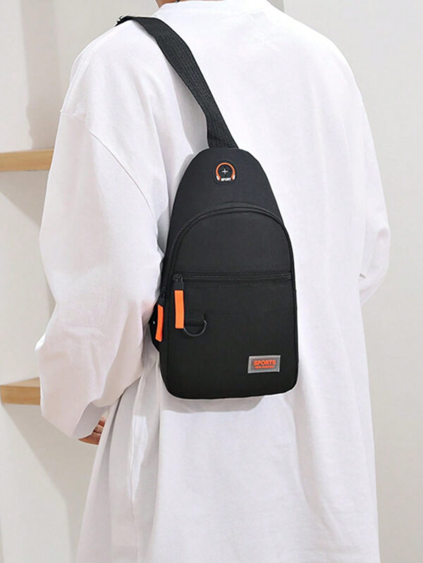 Sac poitrine Sac à dos pour hommes Nouveau sac poitrine en canevas de nylon et canvas Sac de loisirs sports et voyage Sac poitrine bandoulière Sac sling Noir Sac pour hommes Cadeau Sac pour école Sac pour navette Ados Première année Lycée Université Dortoir Pratique et multifonctionnel Cadeaux étudiants Automne Noël Hommes Sac Sac banane Sac de voyage Sac sling Hiver Cadeaux de Noël Sac banane Sac de voyage Sac bandoulière Sac cartable Sac Sac fourre-tout Sac pour hommes Cadeaux pour hommes – Image 12