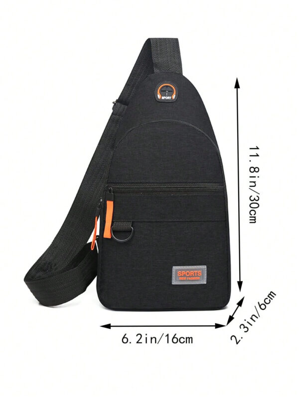 Sac poitrine Sac à dos pour hommes Nouveau sac poitrine en canevas de nylon et canvas Sac de loisirs sports et voyage Sac poitrine bandoulière Sac sling Noir Sac pour hommes Cadeau Sac pour école Sac pour navette Ados Première année Lycée Université Dortoir Pratique et multifonctionnel Cadeaux étudiants Automne Noël Hommes Sac Sac banane Sac de voyage Sac sling Hiver Cadeaux de Noël Sac banane Sac de voyage Sac bandoulière Sac cartable Sac Sac fourre-tout Sac pour hommes Cadeaux pour hommes – Image 14