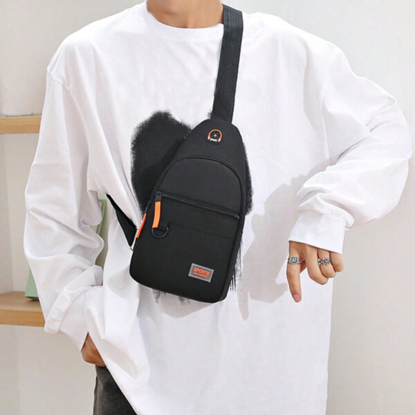 Sac poitrine Sac à dos pour hommes Nouveau sac poitrine en canevas de nylon et canvas Sac de loisirs sports et voyage Sac poitrine bandoulière Sac sling Noir Sac pour hommes Cadeau Sac pour école Sac pour navette Ados Première année Lycée Université Dortoir Pratique et multifonctionnel Cadeaux étudiants Automne Noël Hommes Sac Sac banane Sac de voyage Sac sling Hiver Cadeaux de Noël Sac banane Sac de voyage Sac bandoulière Sac cartable Sac Sac fourre-tout Sac pour hommes Cadeaux pour hommes – Image 16