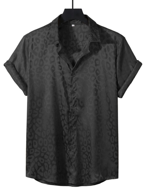 Manfinity Homme Homme Chemise à léopard en jacquard