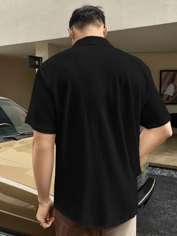 Manfinity Homme Chemise À Boutons Et Épaules Baissées Pour Hommes – Image 11